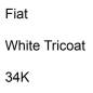 Preview: Fiat, White Tricoat, 34K.